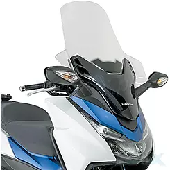 Szyba czołowa, transparentna, 70.5x63cm, Kappa, KD1140ST, Honda Forza 125 ABS