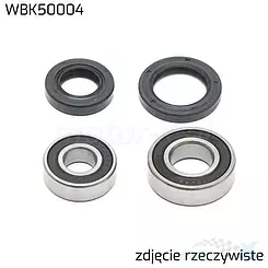 Łożyska koła przedniego z uszczelniaczami Bearing Worx (25-1035)