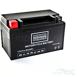 Akumulator bezobsługowy Power Force YTX7A-BS 12V 7Ah 150x87x94mm 90CCA