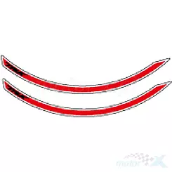 Naklejka tylnej felgi, 1 sztuka, Benelli TRK 702 Pearl White