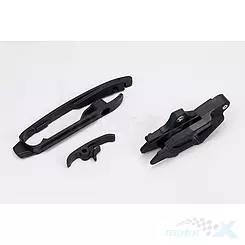 Prowadnica i ślizg łańcucha napędowego zestaw czarny UFO Plast KTM SX / SX-F 11-16