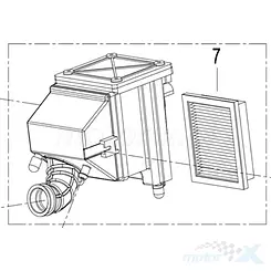 Filtr powietrza kompletny Keeway 49100L430000