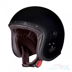 Kask otwarty jet Caberg Freeride biały czarny mat