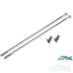 Szprychy z nyplem 18'', Honda CR 125-500 89-07, CRF 250-450 02- (2szt)