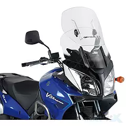 Szyba czołowa, transparentna, 65x44cm (regulowana), Kappa, KAF260, Suzuki DL 1000 V-Strom/DL 650 V-Strom
