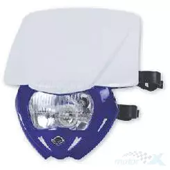 Lampa uniwersalna przednia, biało niebieska, UFO Plast PANTHER PF01709W089
