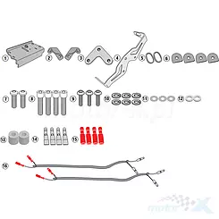 Stelaż kufrów bocznych Kappa (adapter stelaża bocznego) Honda CB 1000 R