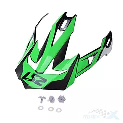 Daszek kasku LS2 MX470 Nimble Black White Green