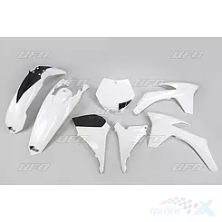 Zestaw osłon nadwozia biały UFO Plast KTM SX / SX-F 11-12