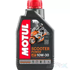 Olej silnikowy 4T Motul Scooter Power 10W30 syntetyczny 1L