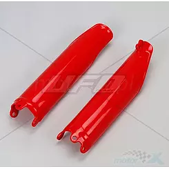 Osłony amortyzatorów czerwone UFO Plast Honda CRF 250R / 450R 13-18