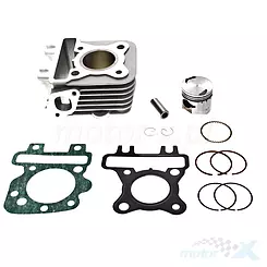Cylinder kompletny 39.00mm 50cc, Power Force, Piaggio Fly / Liberty / Zip 4T