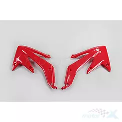 Osłony chłodnicy czerwone UFO Plast Honda CRF 450 R 05-08