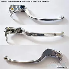Dźwignia hamulca Nachman Suzuki GSXR600 '04-'05, GSXR750/1000 (MC-08399,73901)