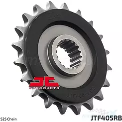 Zębatka przednia 525 20 zębów RB - gumowa prowadnica łańcucha JT Sprockets JTF405
