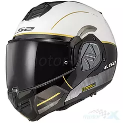 Kask szczękowy LS2 FF906 Advant Iron Jeans Biało Czarny Mat