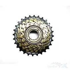 Wolnobieg rowerowy, 6 rzędów Shimano TZ500