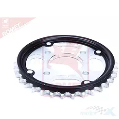 Zębatka tylna 530 34 zęby / 58mm otwór / 90mm przekątna / Romet K150