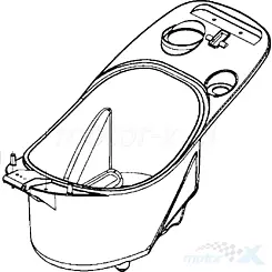 Schowek pod siedzeniem Kymco Super 9 50