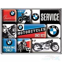 Magnes 9 sztuk BMW Motorcycles Nostalgic Art 83077