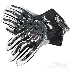 Rękawice motocyklowe IM MX Range czarno białe