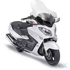 Szyba czołowa, transparentna, 76x75cm, Kappa,  KD3104ST, Suzuki 650 Burgman / 650 Burgman Executive