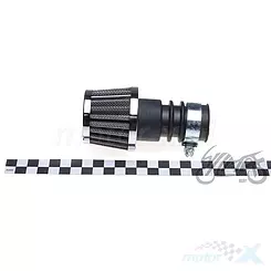 Filtr powietrza stożkowy 30mm 0° przedłużony chrom