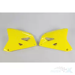 Osłony chłodnicy żółte UFO Plast Suzuki RM 125 / RM 250