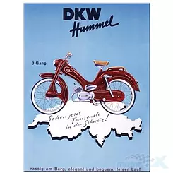 Magnes 6x8cm Audi DKW Nostalgic Art 14148
