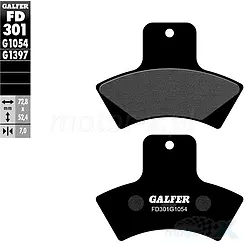 Klocki hamulcowe Galfer Semi Metal Street FD301G1054