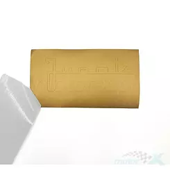 Naklejka "Junak", 56x148mm, zbiornika paliwa, złota, Junak RAW 50