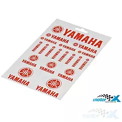 Naklejki Yamaha, czerwone, zestaw