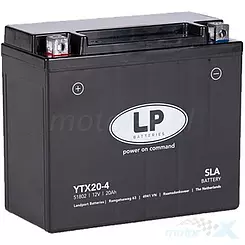 Akumulator bezobsługowy Landport YTX20-4 (YB18A/YTX20-BS) 12V 20Ah 175x87x155mm 310CCA