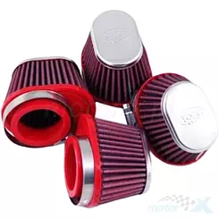 Filtr powietrza stożkowy, 55mm, 1 sztuka, przesunięty w prawo, BMC Air Filter FBPF55-120R