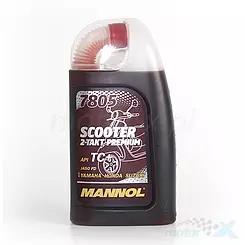 Olej 2T Mannol Premium Scooter 7805 półsyntetyczny 1L