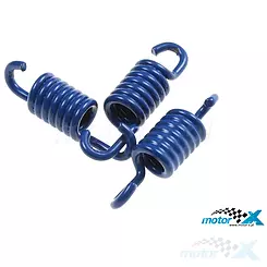 Sprężyny szczęk sprzęgła tylnego, niebieskie 50%, 3G - 3 sztuki, Top Racing, Minarelli 2T