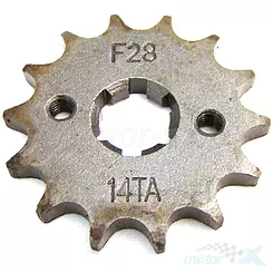 Zębatka przednia 428 14 zębów 16.2 / 20.2mm 