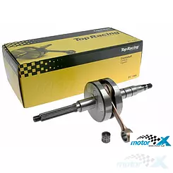 Wał korbowy, sworzeń tłoka 10mm, Top Racing Evolution NG, Minarelli horizontal