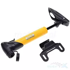 Pompka giyo alu/plast rowerowa żółta