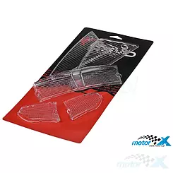 Klosze kierunkowskazów i lampy tylnej Revo, białe, Aprilia SR -97