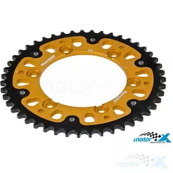 Zębatka tylna Supersprox Stealth 525, złota, 47z, Honda XL 600-700, XRV / Yamaha FZ8 800, TDM 900