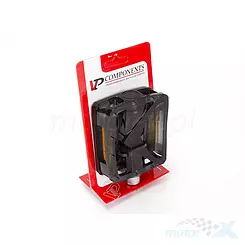Pedały rowerowe, czarne, platformowe, 9/16", VP, VP-885 BOX