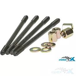 Szpilki cylindra z nakrętkami głowicy Tec, Derbi Senda / GPR -2005 (EBE / EBS)