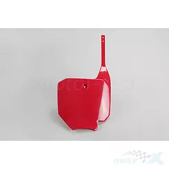 Tablica na numer startowy czerwony UFO Plast Honda CR 80 / CR 85 / CRF 150 96-