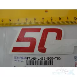 NAKLEJKA "50 2T" 87140-LHB3-E00-T03