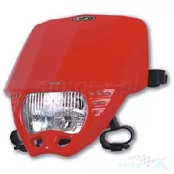 Lampa uniwersalna przednia, czerwona, UFO Plast CRUISER PF01707070