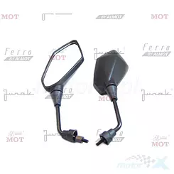 Lusterka 0678-8mm komplet lusterek gwint 8mm prawy/prawy