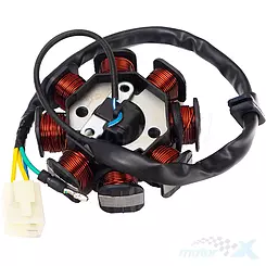 Stator iskrownik, stojan alternatora, 8 cewek Romet Z50