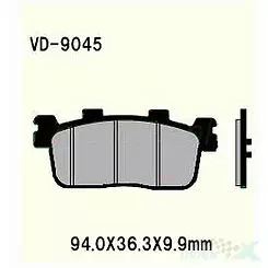 Klocki hamulcowe Vesrah VD-9045 (FA427)