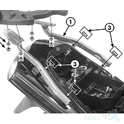 Stelaż kufra centralnego Kappa Kawasaki ZZR 1200